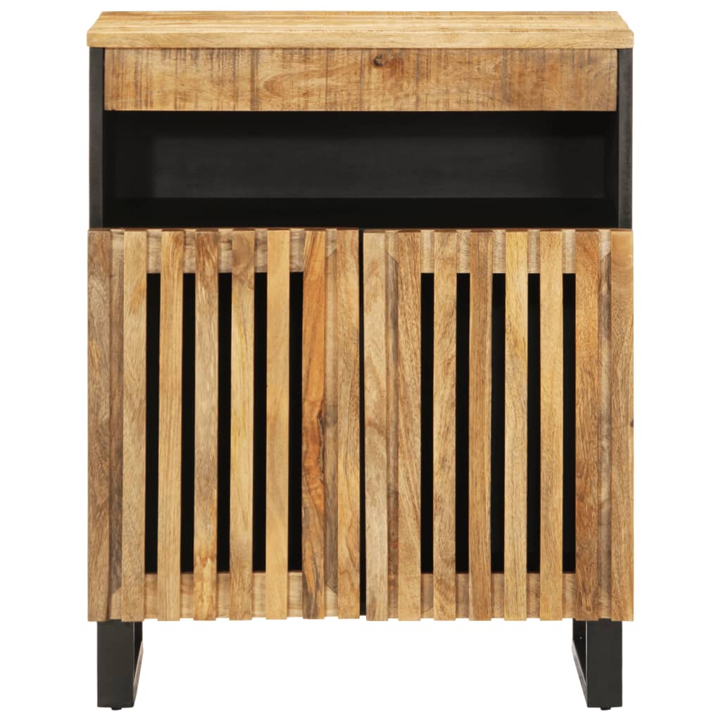 Sideboard 60x34x75 cm Rough solid mango wood