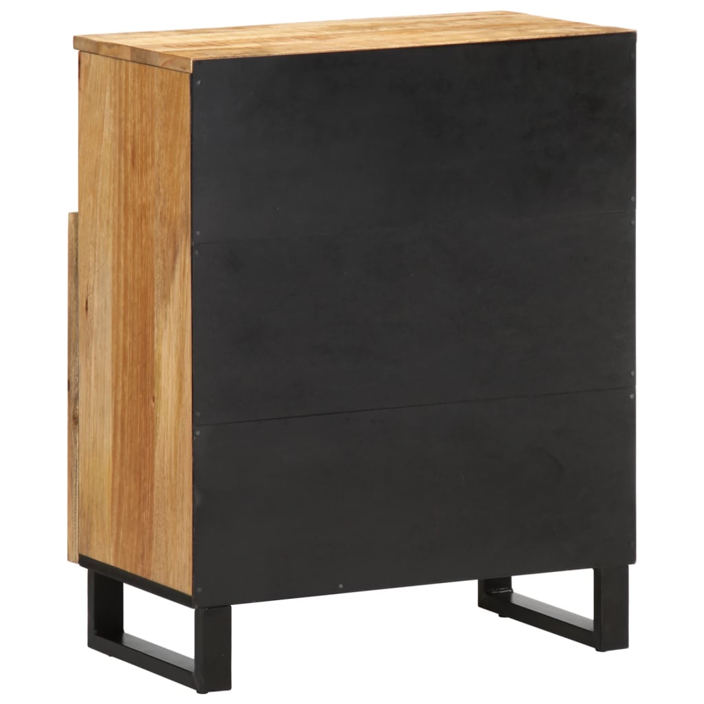 Sideboard 60x34x75 cm Rough solid mango wood