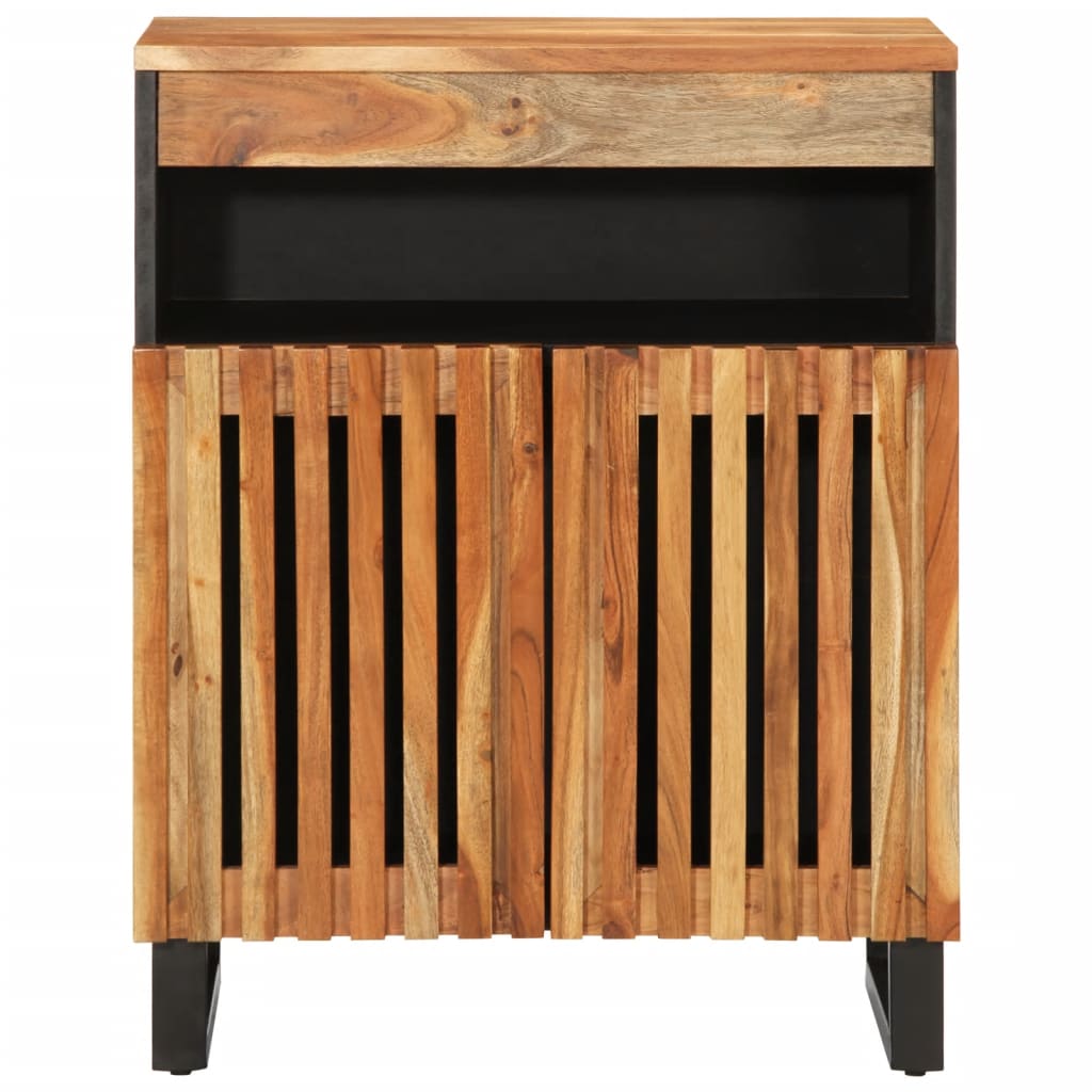 Sideboard 60x34x75 cm solid acacia wood