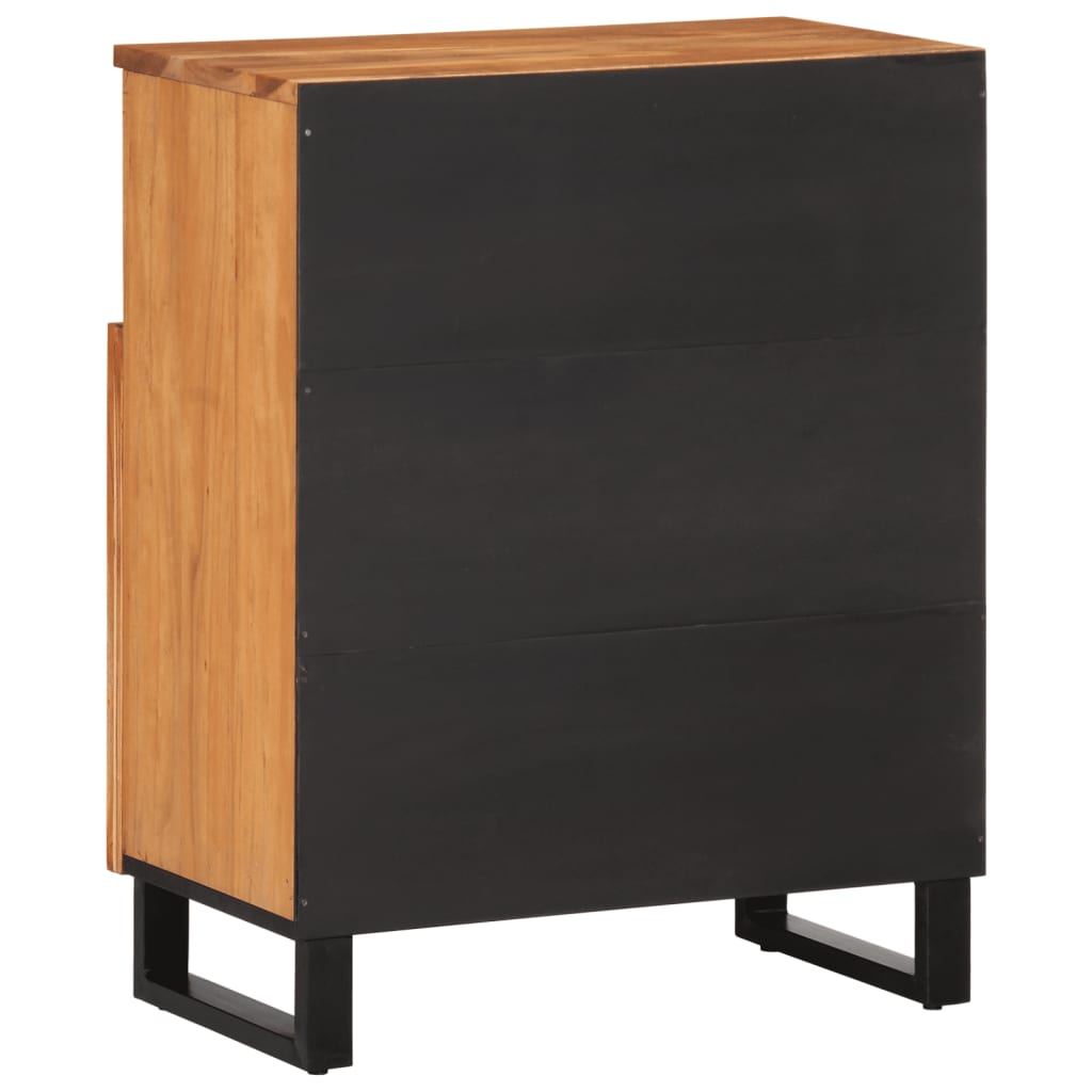 Sideboard 60x34x75 cm solid acacia wood