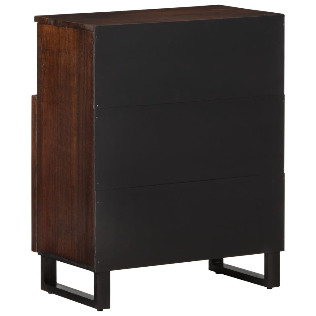 Sideboard Brown 60x34x75 cm Solid Mango Wood