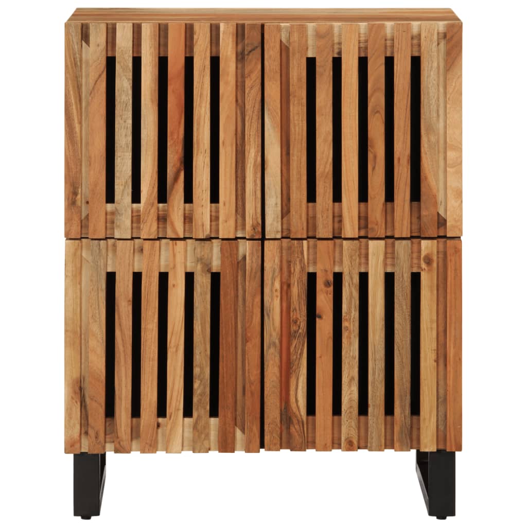 Sideboard 60x34x75 cm solid acacia wood