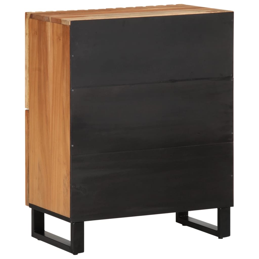 Sideboard 60x34x75 cm solid acacia wood