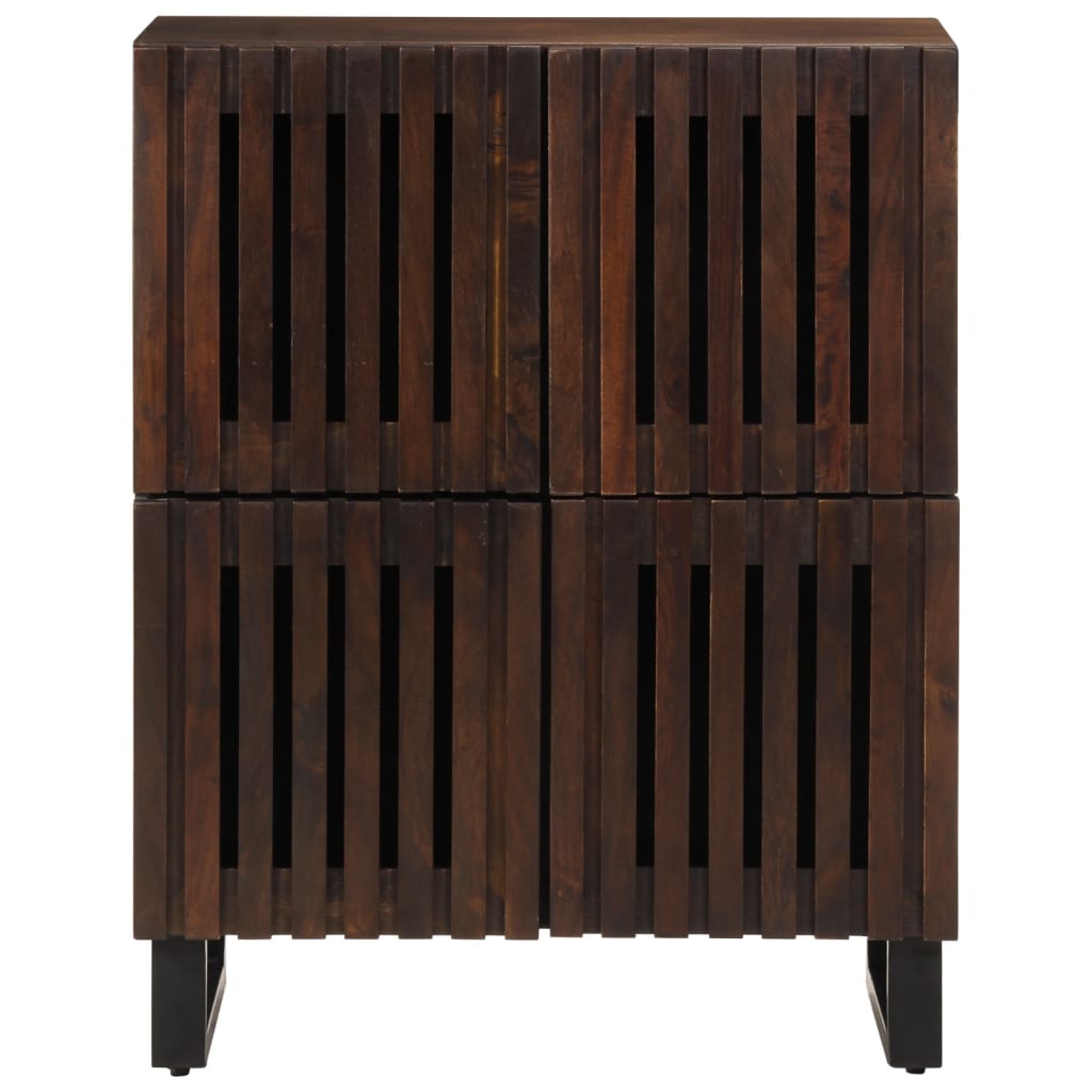 Sideboard Brown 60x34x75 cm Solid Mango Wood