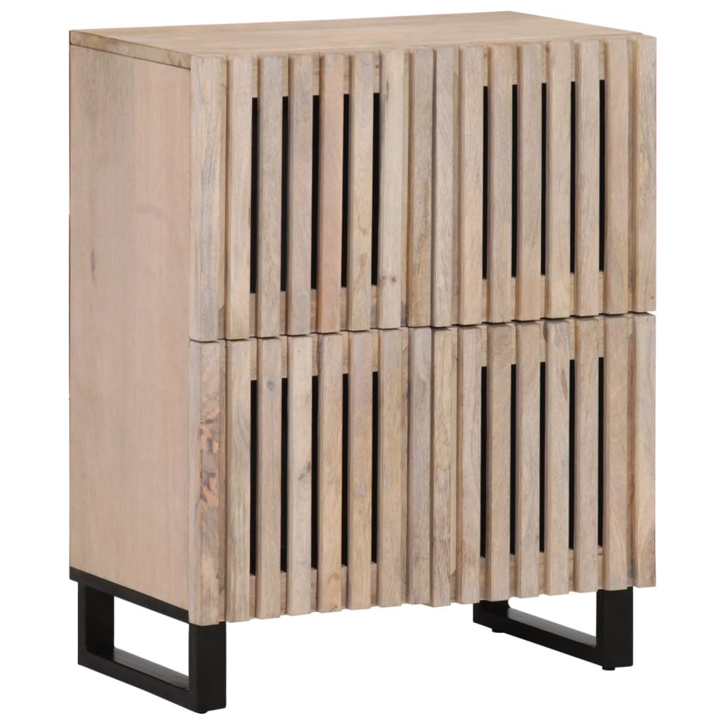 Sideboard 60x34x75 cm solid mango wood