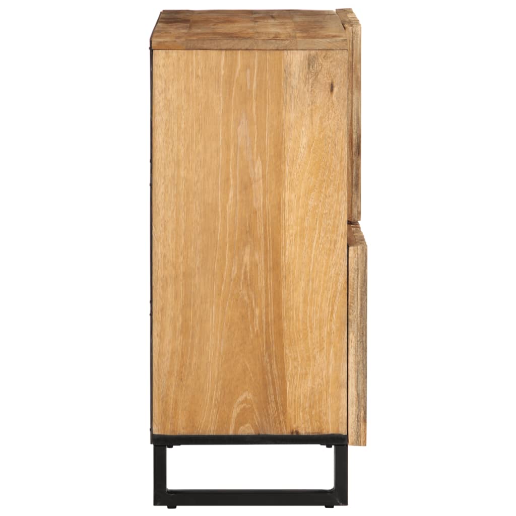 Sideboard 80x34x75 cm Rough Solid Wood Mango