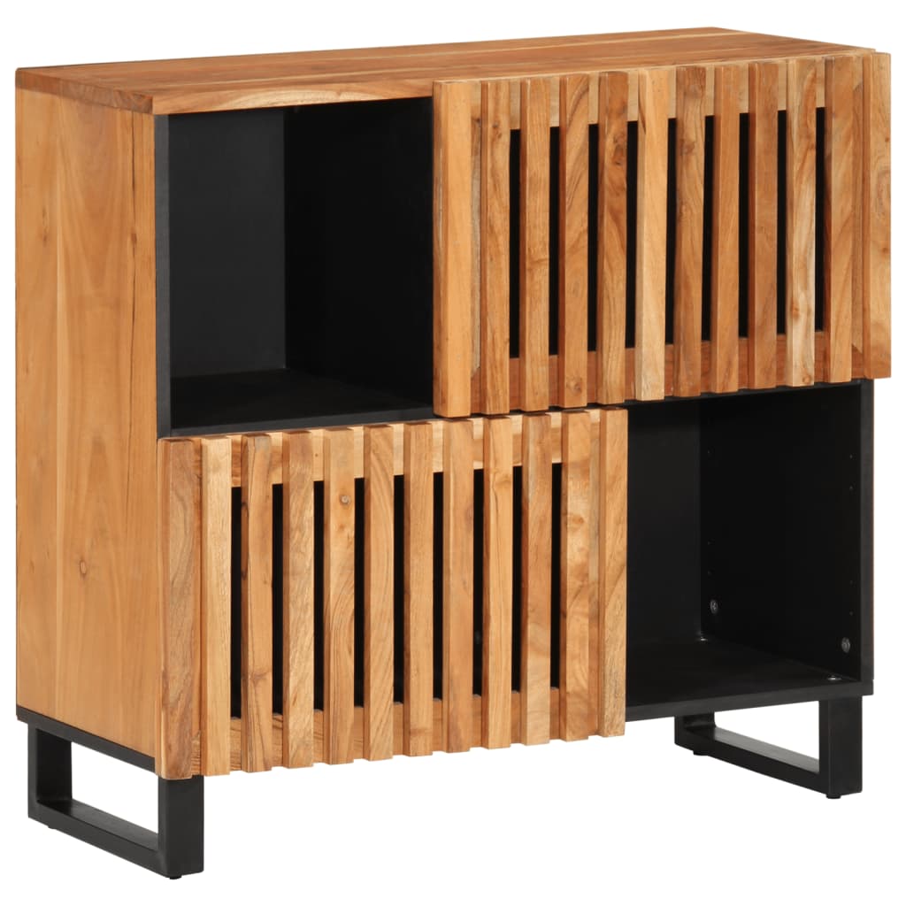 Sideboard 80x34x75 cm solid acacia wood