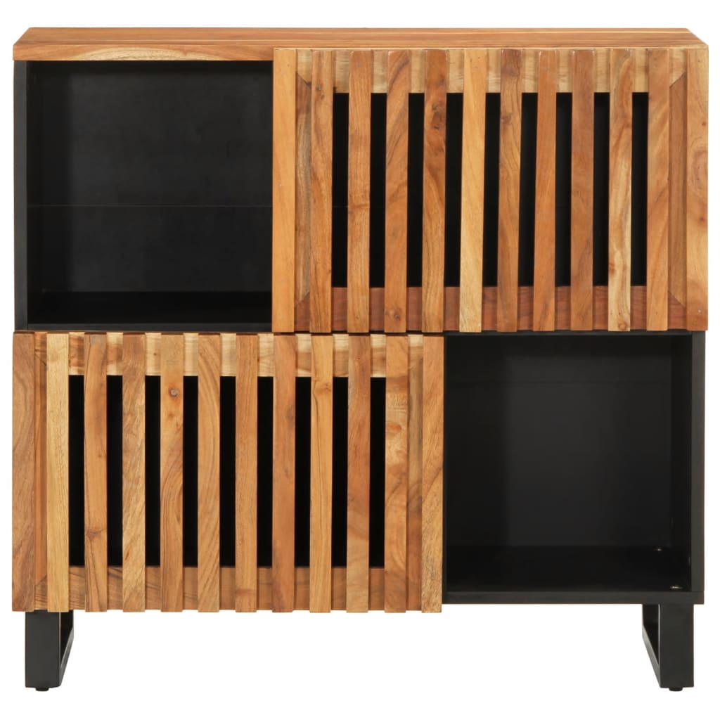 Sideboard 80x34x75 cm solid acacia wood