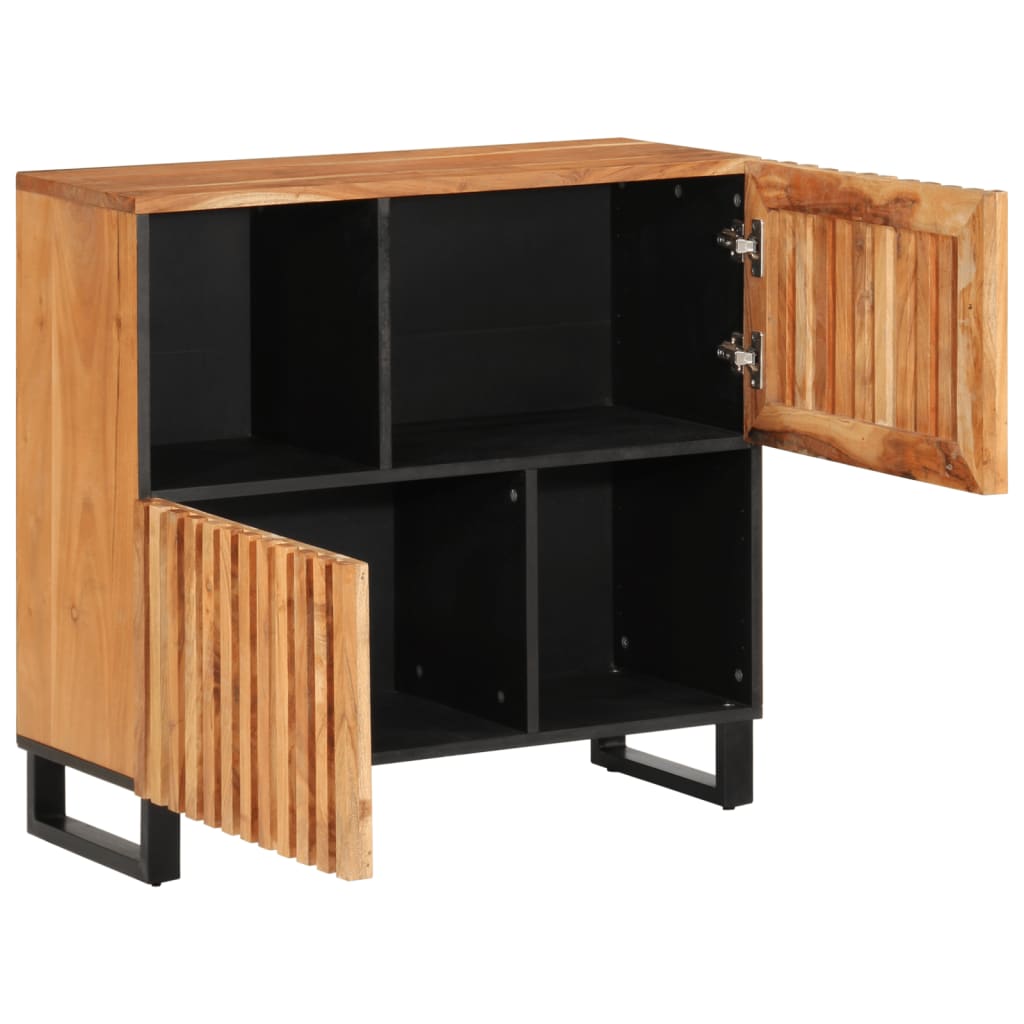 Sideboard 80x34x75 cm solid acacia wood