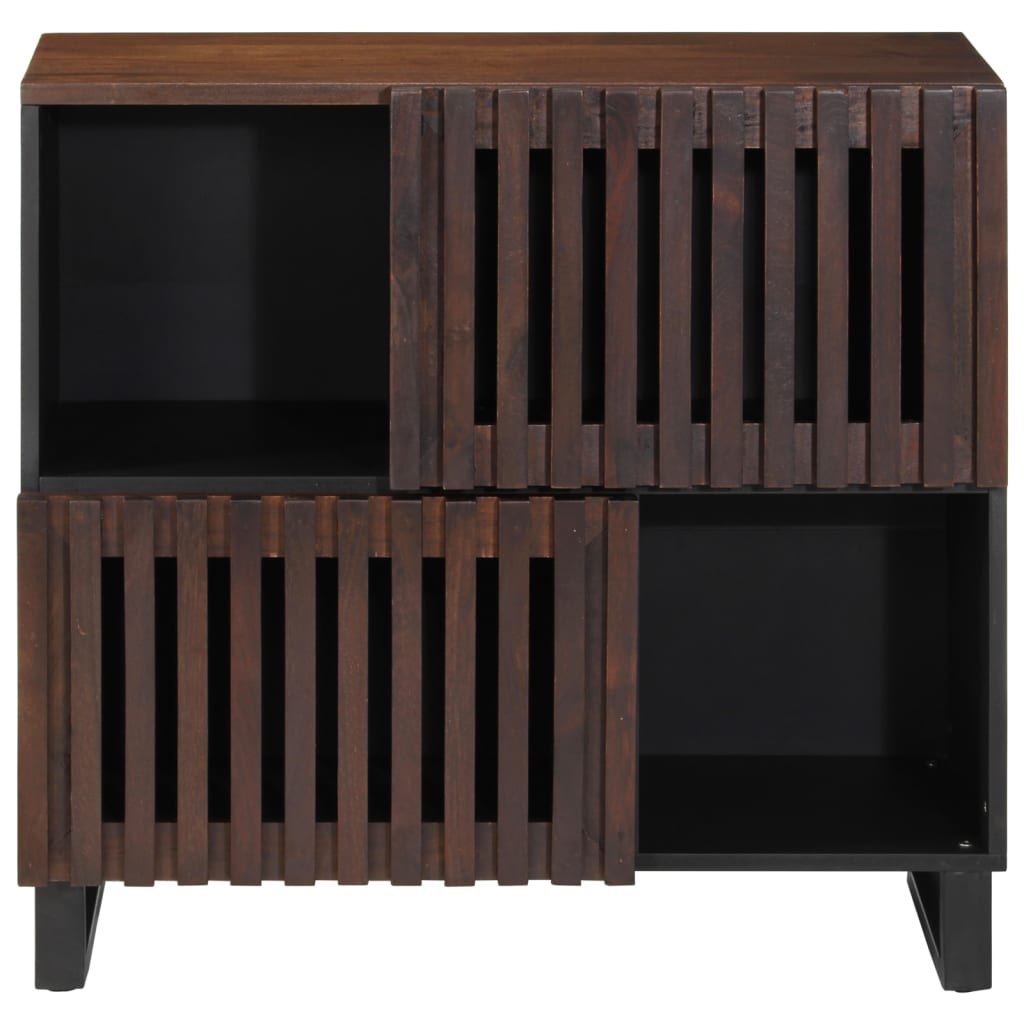 Sideboard Brown 80x34x75 cm Solid Mango Wood