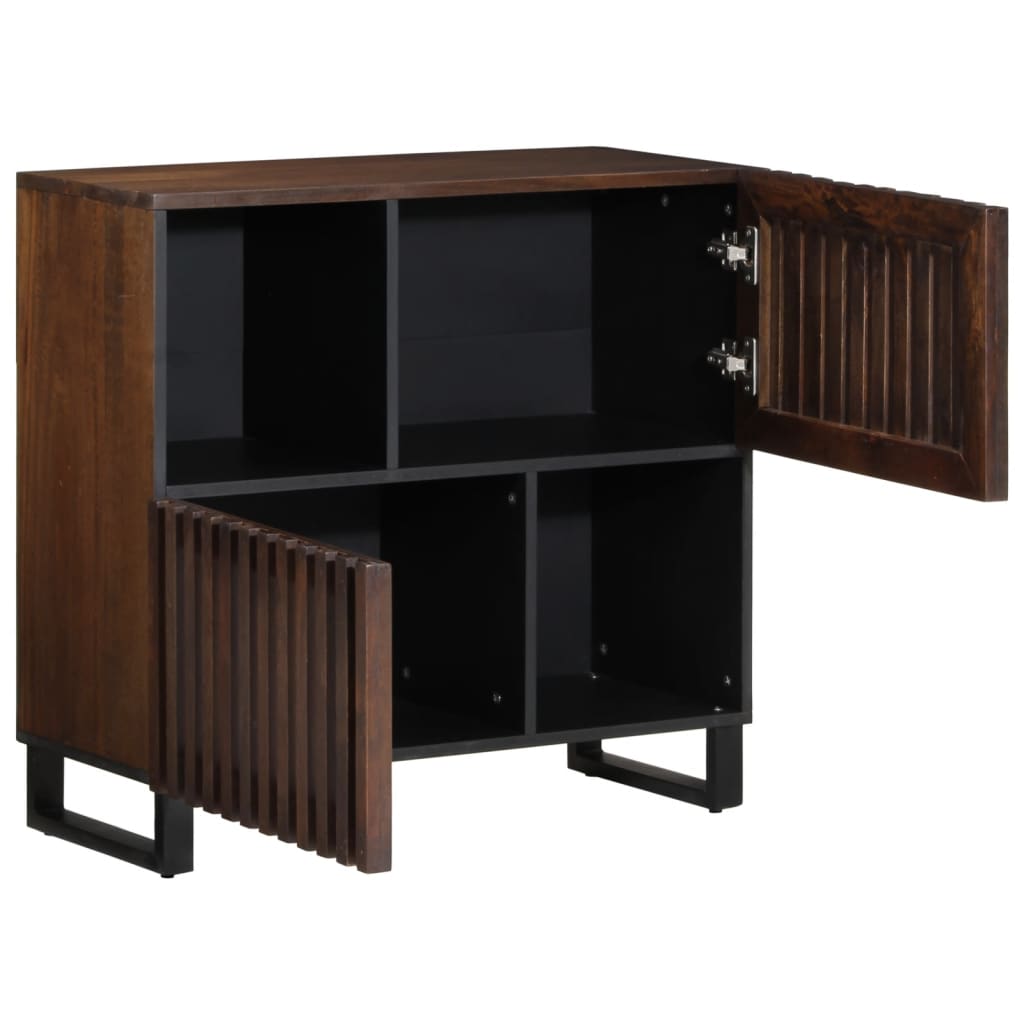 Sideboard Brown 80x34x75 cm Solid Mango Wood