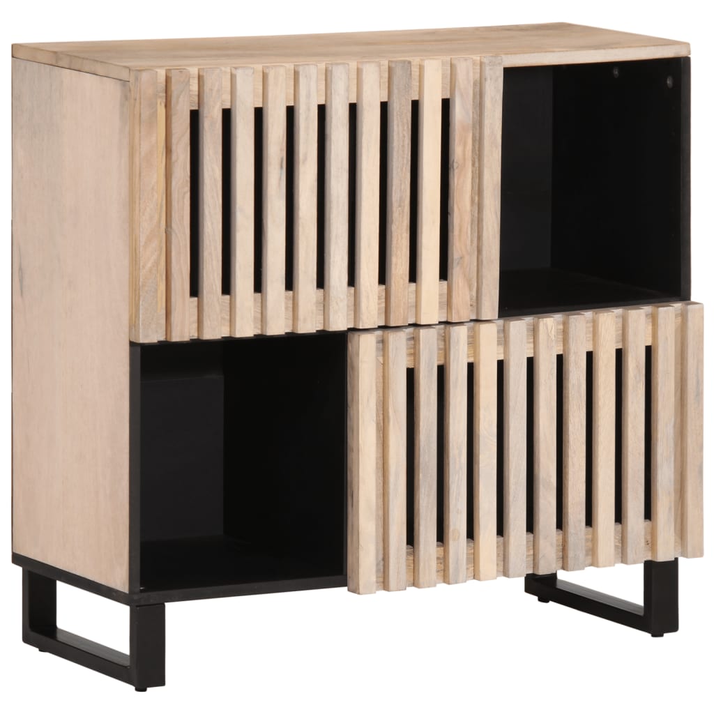 Sideboard 80x34x75 cm solid mango wood