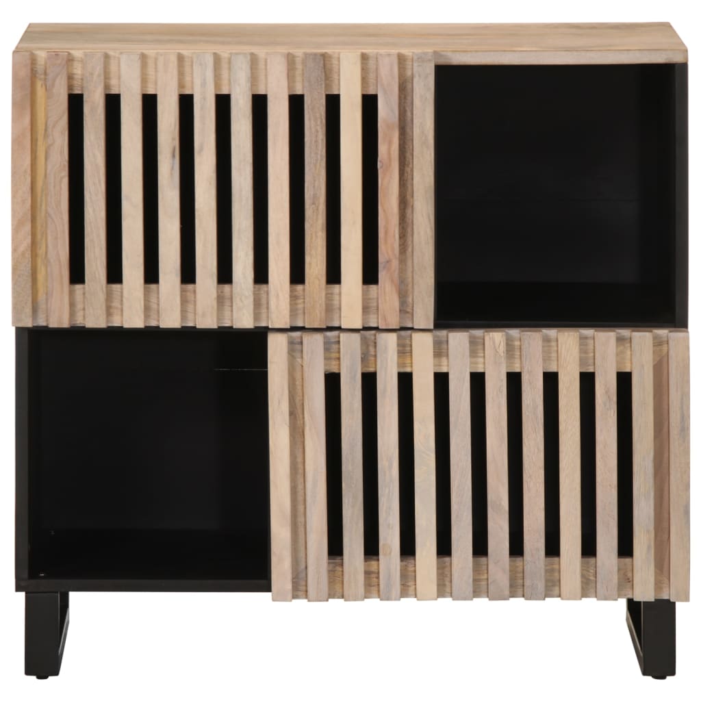 Sideboard 80x34x75 cm Massivholz Mango