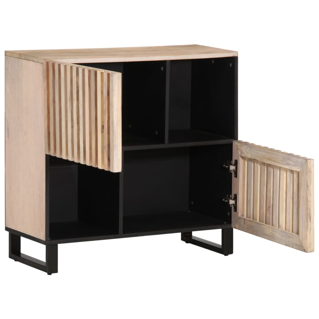 Sideboard 80x34x75 cm solid mango wood