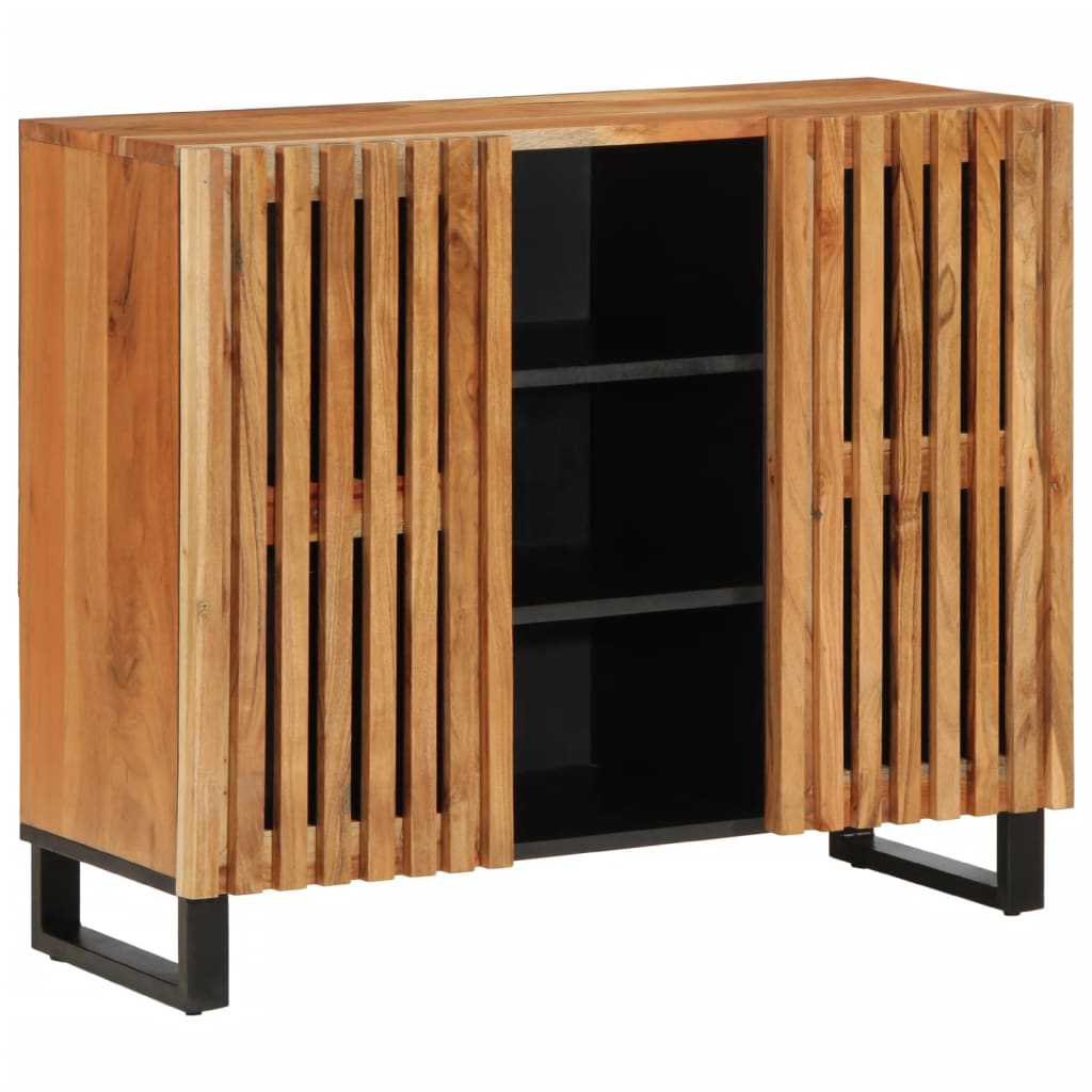 Sideboard 90x34x75 cm solid acacia wood