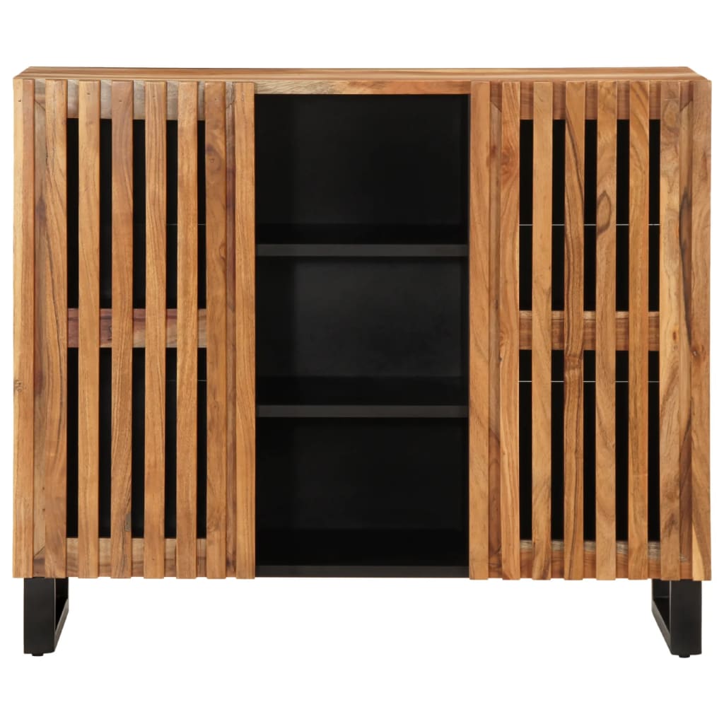 Sideboard 90x34x75 cm solid acacia wood