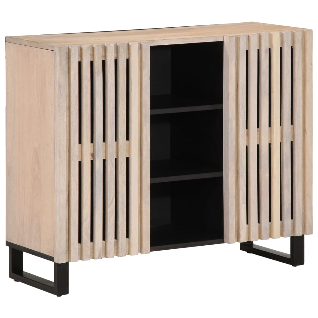 Sideboard 90x34x75 cm solid mango wood