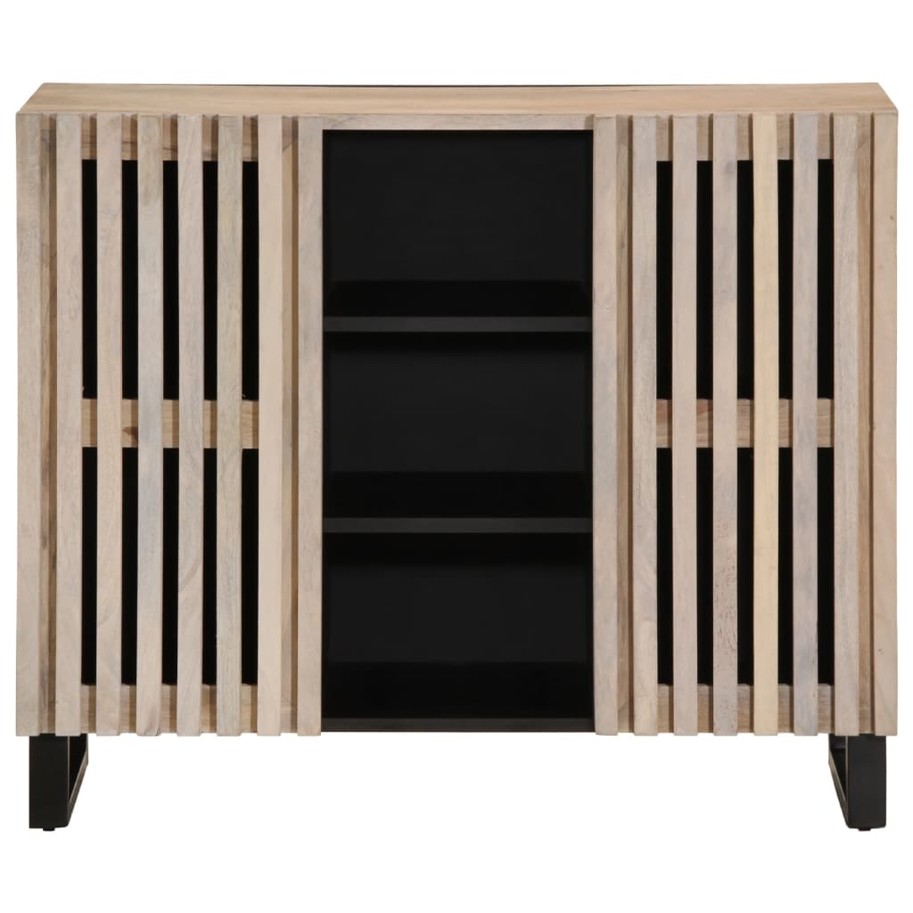 Sideboard 90x34x75 cm solid mango wood