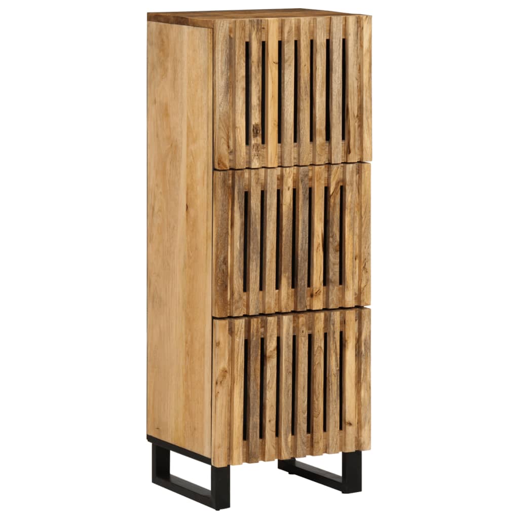 Highboard 40x34x110 cm Rough solid mango wood