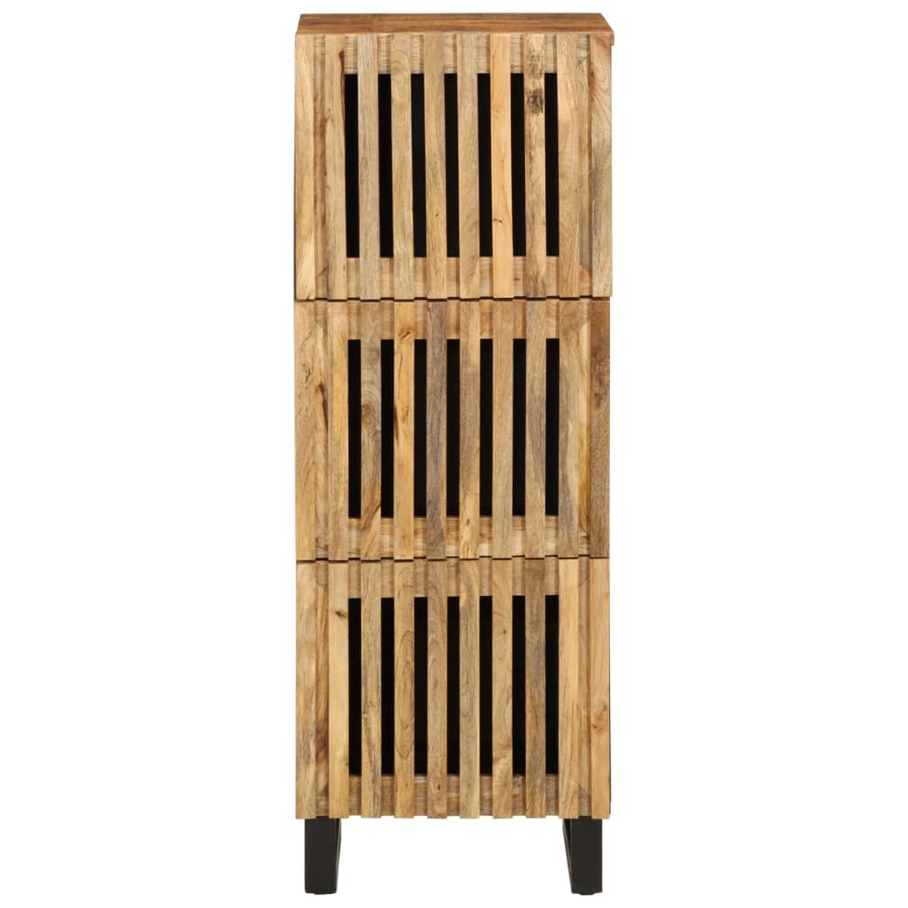 Highboard 40x34x110 cm Rough solid mango wood