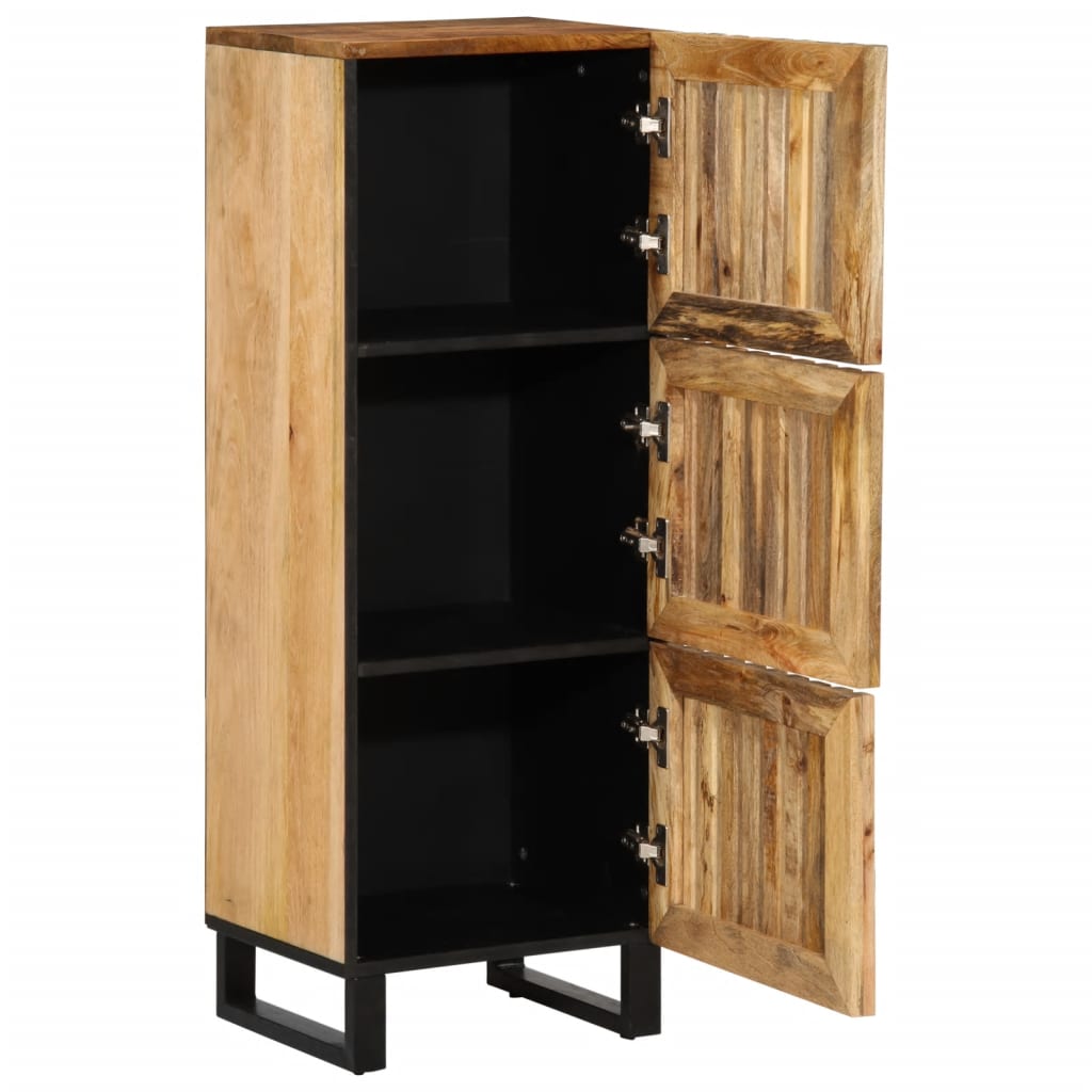 Highboard 40x34x110 cm Rough solid mango wood