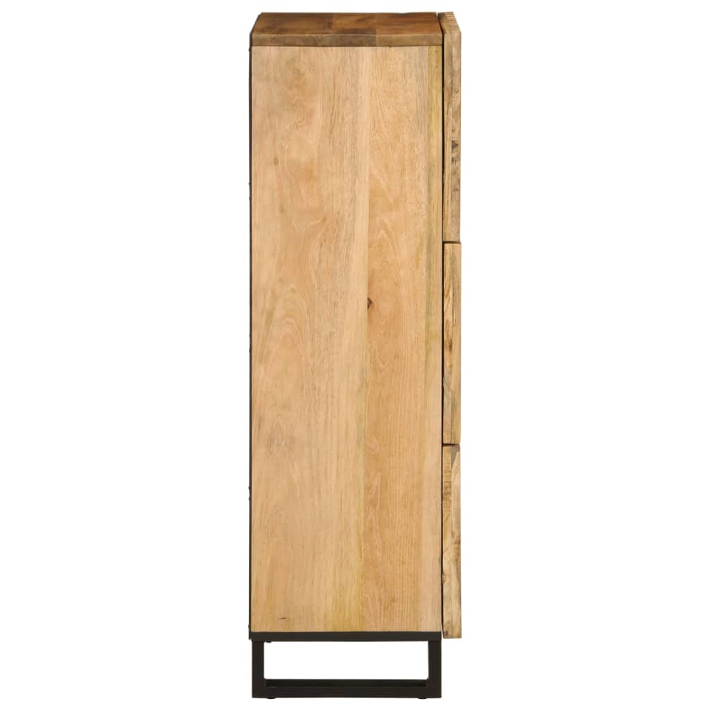 Highboard 40x34x110 cm Rough solid mango wood