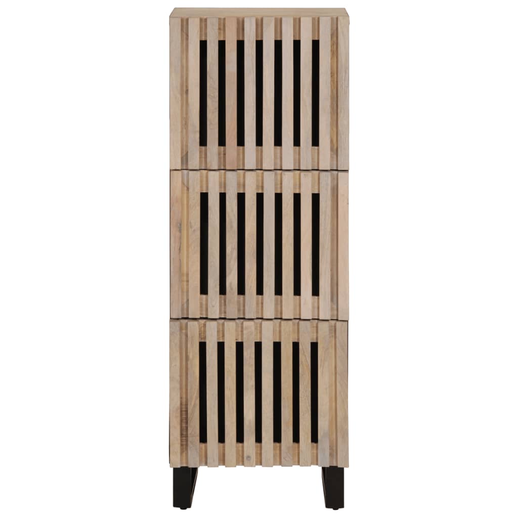 Highboard 40x34x110 cm Massivholz Mango