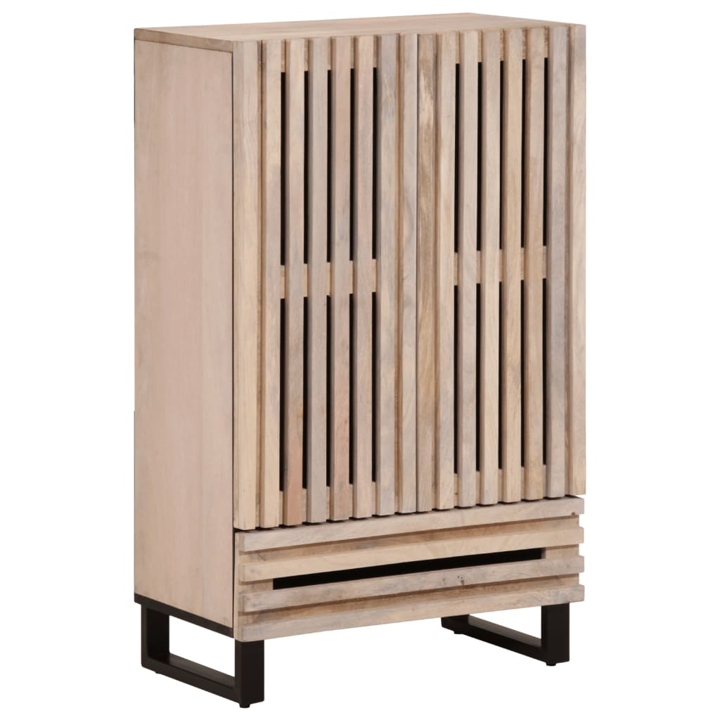 Highboard 60x34x100 cm solid mango wood