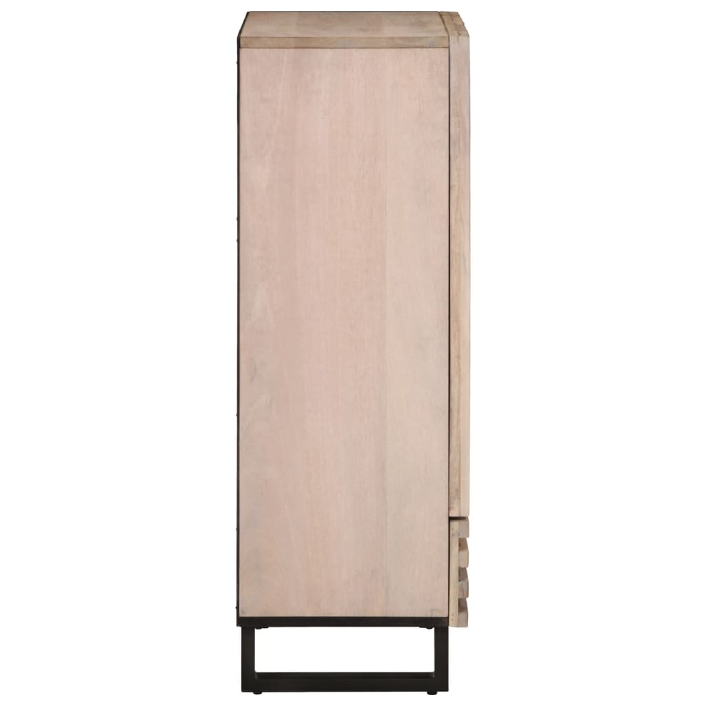 Highboard 60x34x100 cm Massivholz Mango