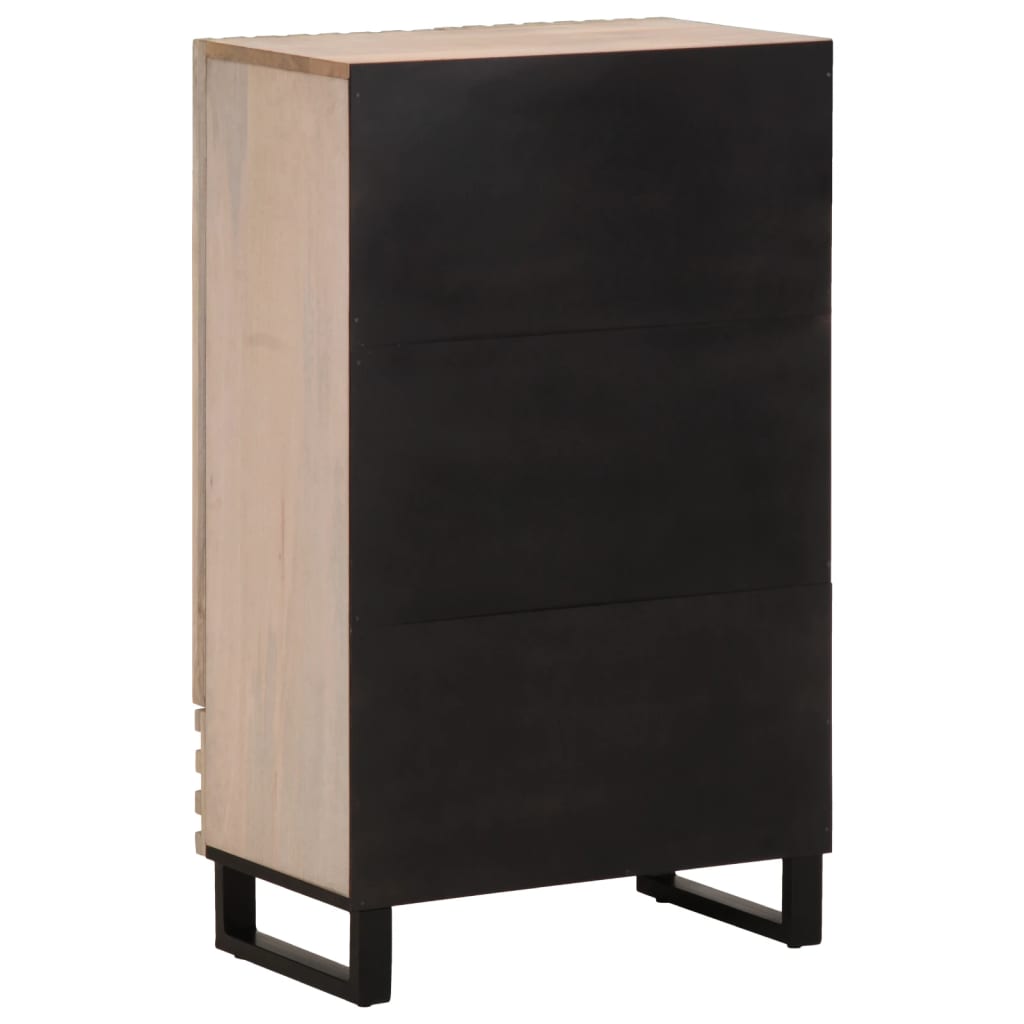 Highboard 60x34x100 cm solid mango wood