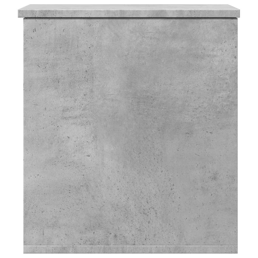 Chest Concrete Grey 40x42x46 cm Wood Material