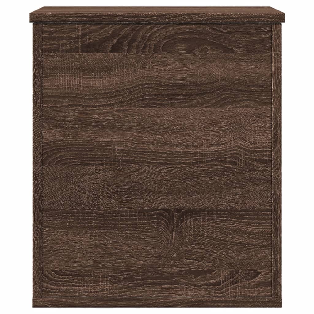 Chest Brown Oak Look 40x42x46 cm Wood Material