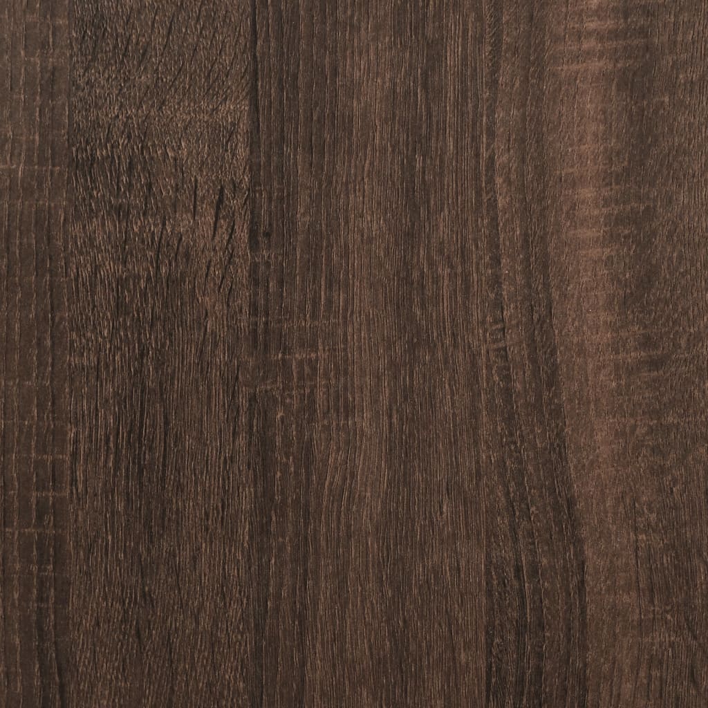 Chest Brown Oak Look 40x42x46 cm Wood Material