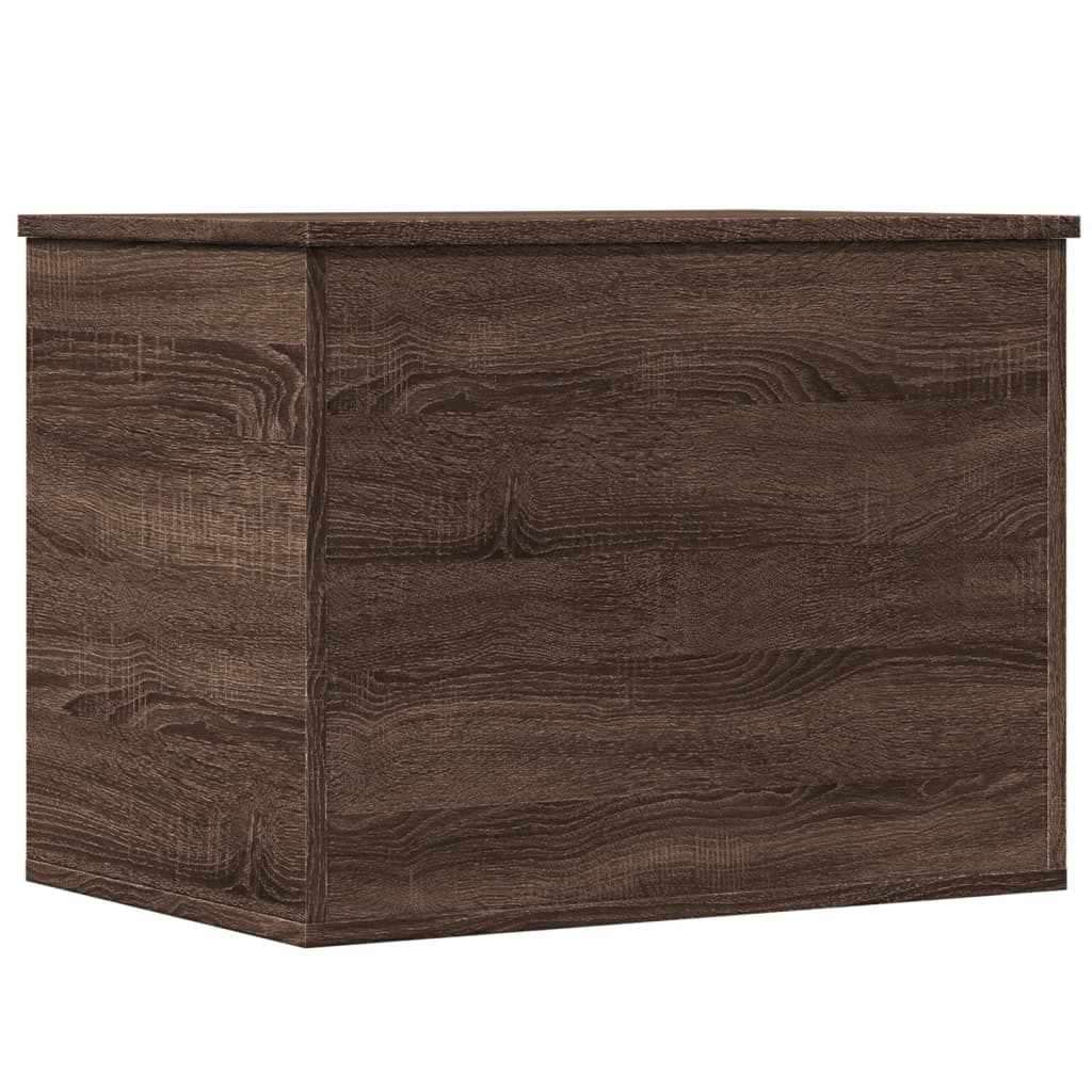 Chest Brown Oak Look 60x42x46 cm Wood Material