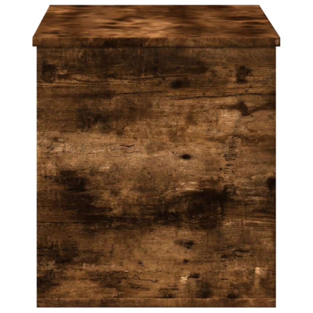 Chest Smoked Oak 100x42x46 cm Wood Material