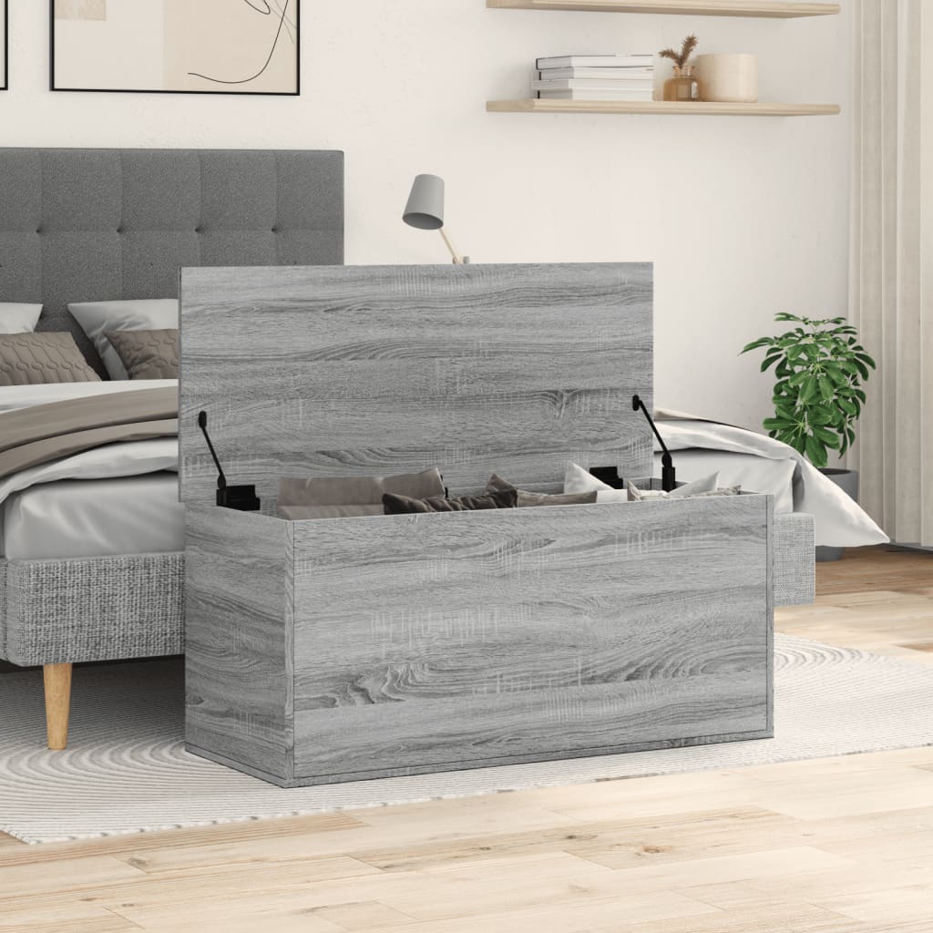 Chest Grey Sonoma 100x42x46 cm Wood Material