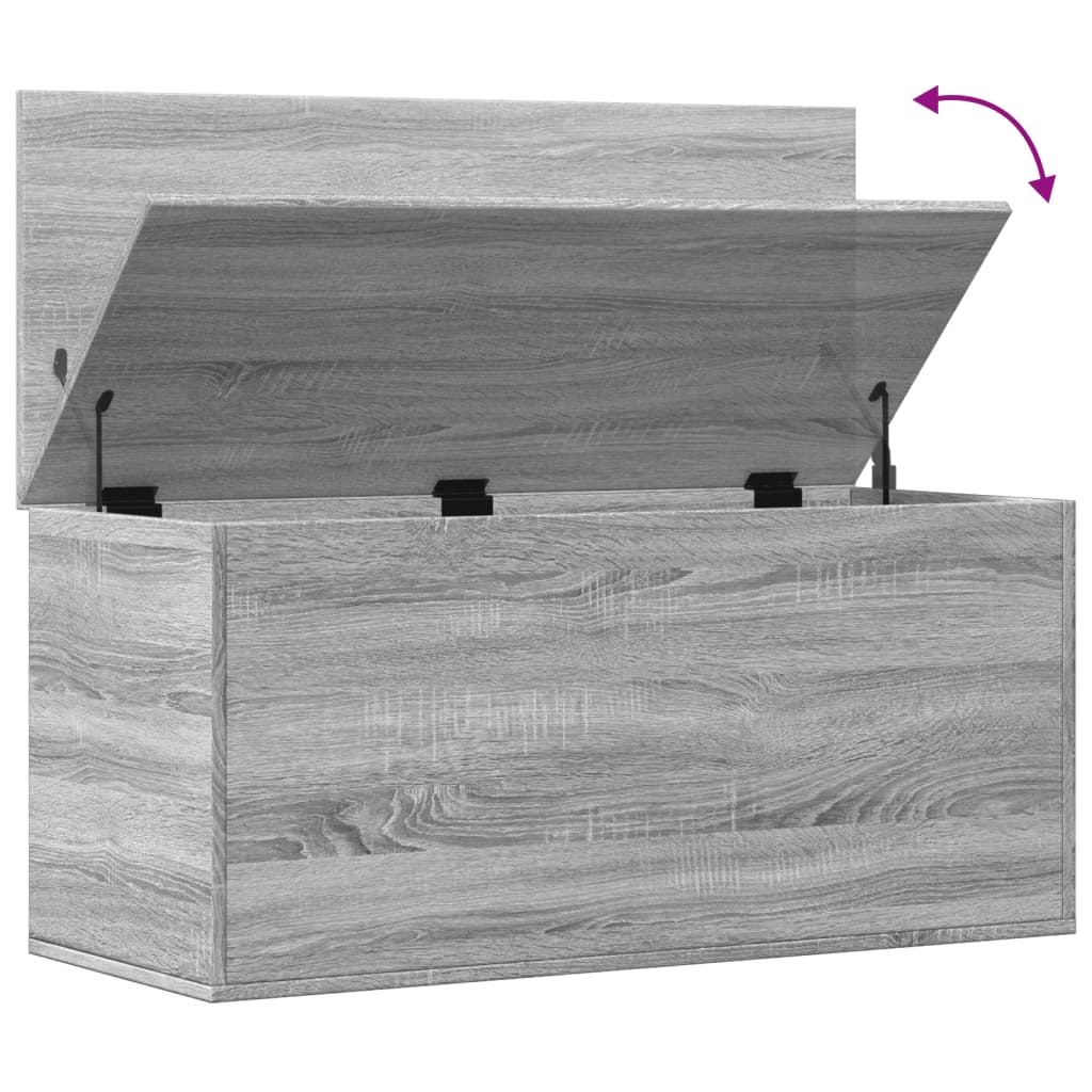 Chest Grey Sonoma 100x42x46 cm Wood Material