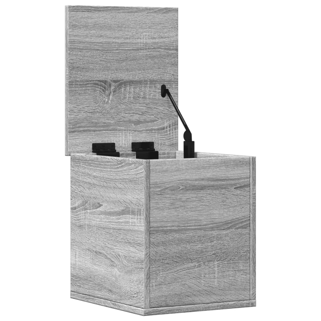 Truhe Grau Sonoma 30x35x35 cm Holzwerkstoff