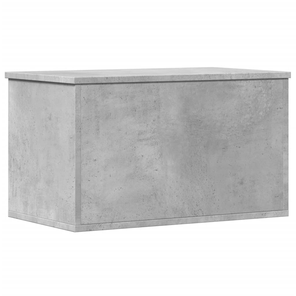 Chest Concrete Grey 60x35x35 cm Wood Material