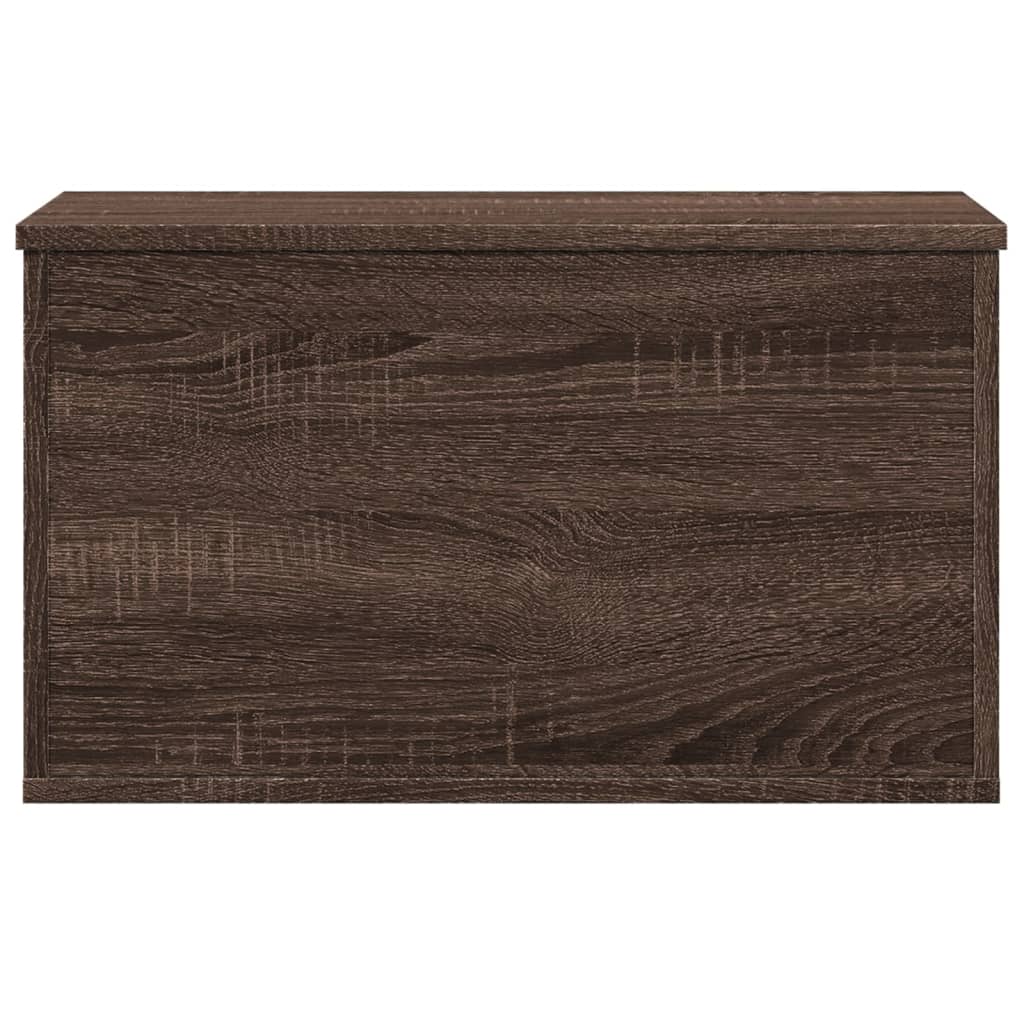 Chest Brown Oak Look 60x35x35 cm Wood Material