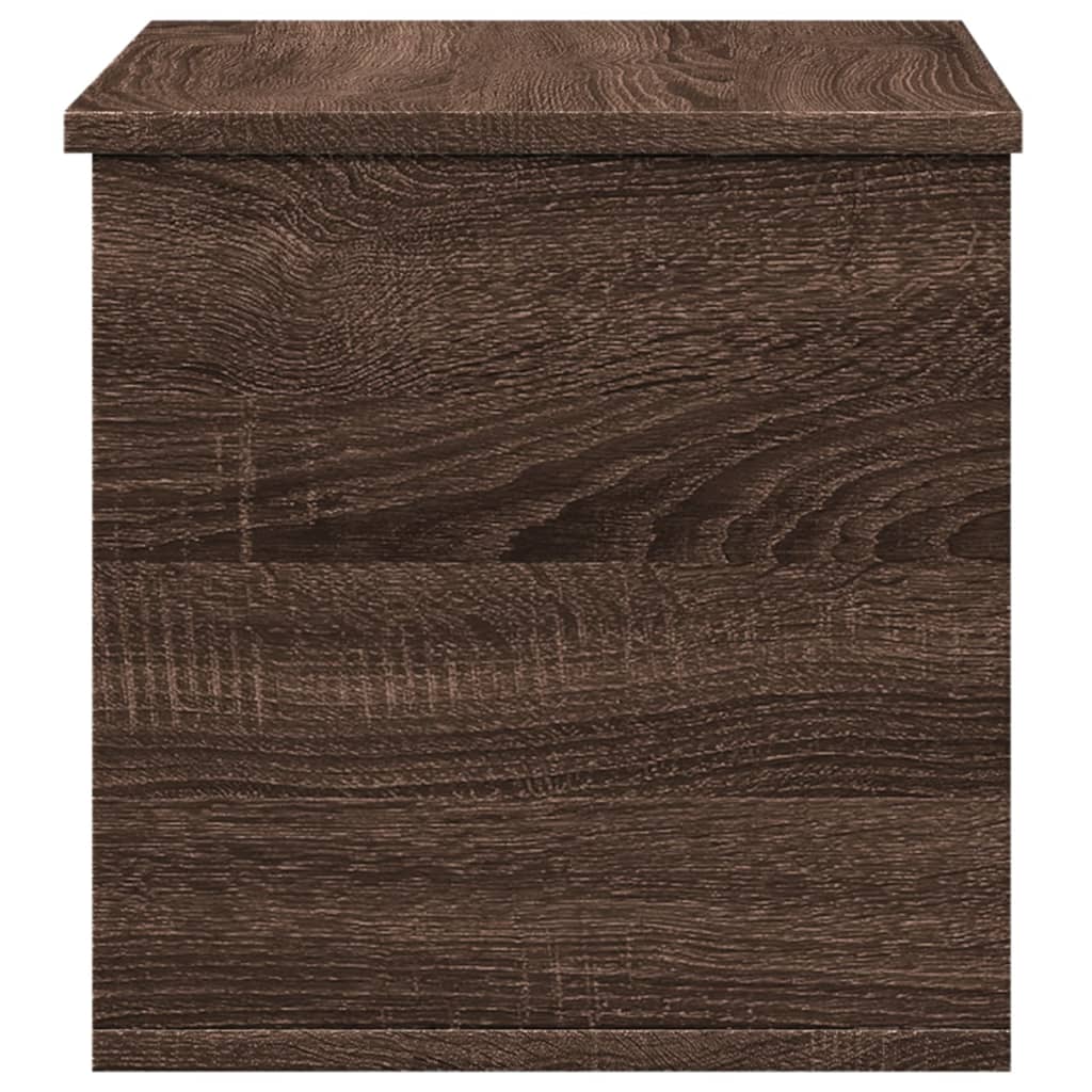 Chest Brown Oak Look 60x35x35 cm Wood Material