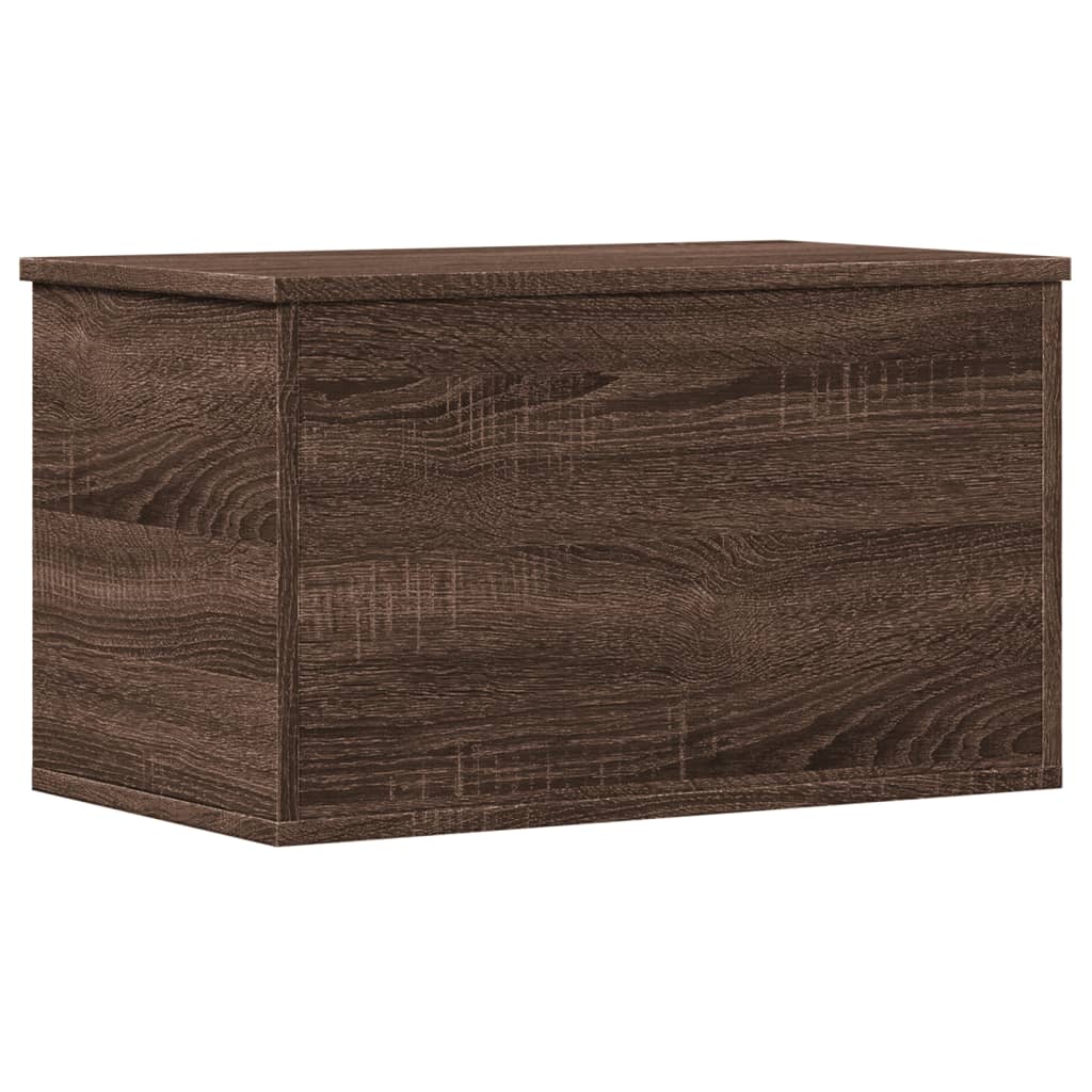 Chest Brown Oak Look 60x35x35 cm Wood Material