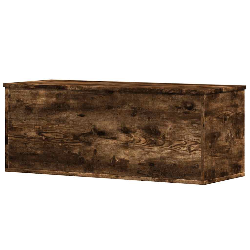 Truhe Räuchereiche 90x35x35 cm Holzwerkstoff