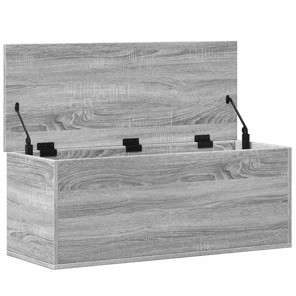 Truhe Grau Sonoma 90x35x35 cm Holzwerkstoff