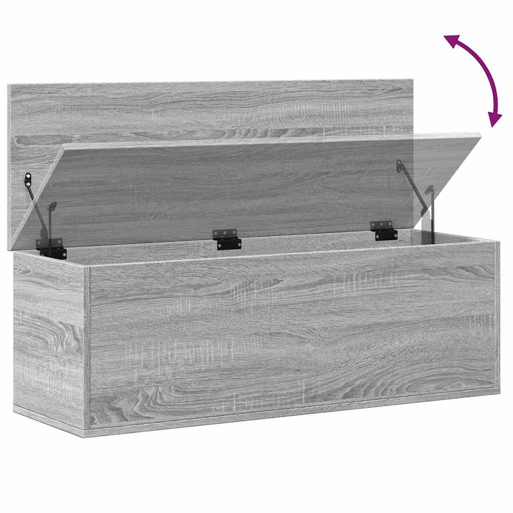 Truhe Grau Sonoma 102x35x35 cm Holzwerkstoff