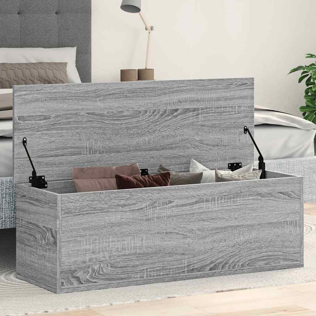 Chest Grey Sonoma 102x35x35 cm Wood Material