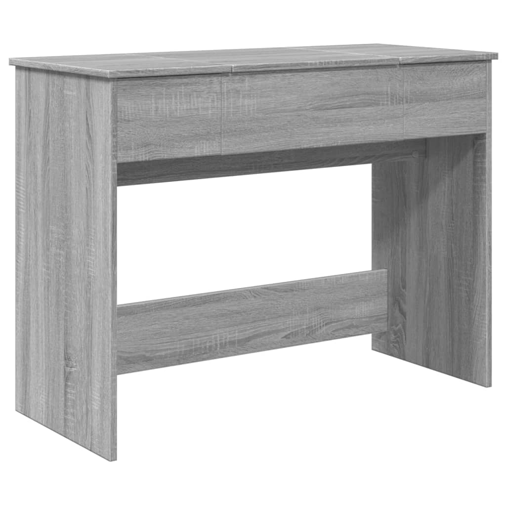 Dressing Table with Mirror Gray Sonoma 100x45x76 cm