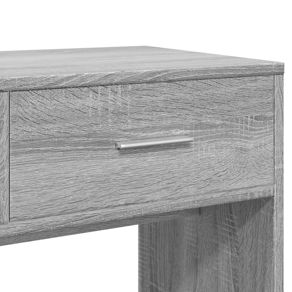 Dressing Table with Mirror Gray Sonoma 80x39x80 cm