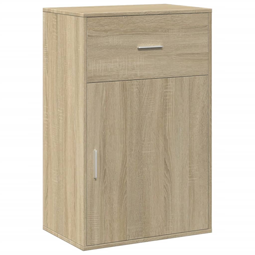 Side Cabinet Sonoma Oak 56.5x39x90 cm Wood Material