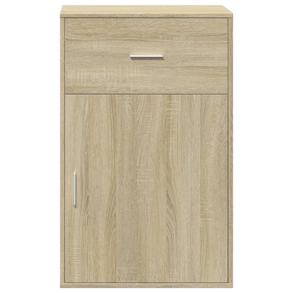 Side Cabinet Sonoma Oak 56.5x39x90 cm Wood Material